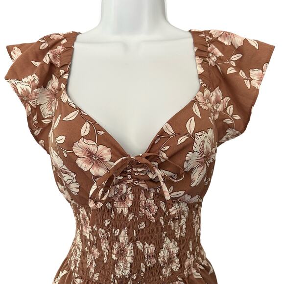 Muave Flower Jumpsuit - Picture 4 of 9